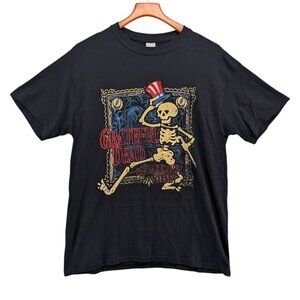 Grateful Dead Shakedown Street Tee Mens Black Graphic Short Sleeve Crewneck Sz L